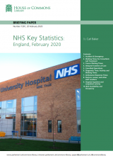 NHS key statistics: England, February 2020: (Briefing Paper Number 7281)